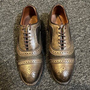 Allen Edmonds Olive Woven Strands - 5E